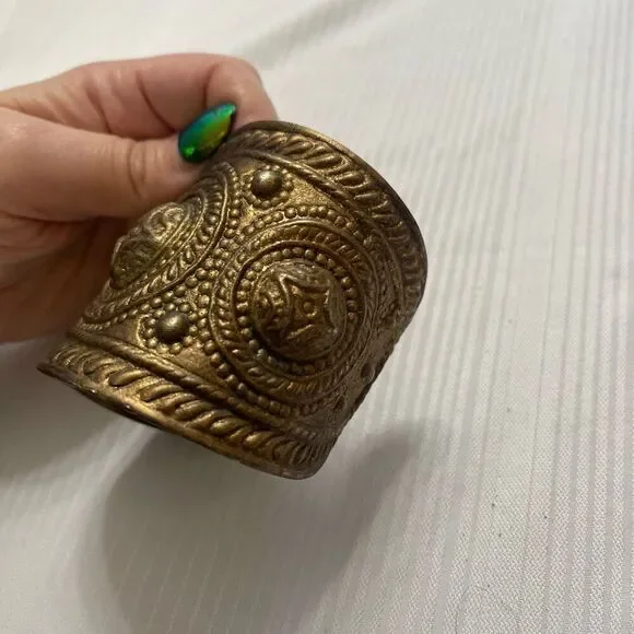 Krisa Greek Jewelry Cuff Bracelet Rare - Picture 3 of 8